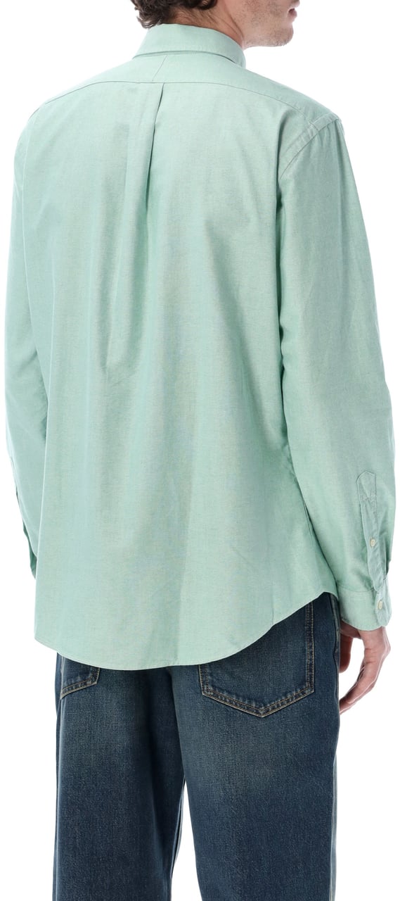 Ralph Lauren Custom Fit Shirt Cruise Green Groen