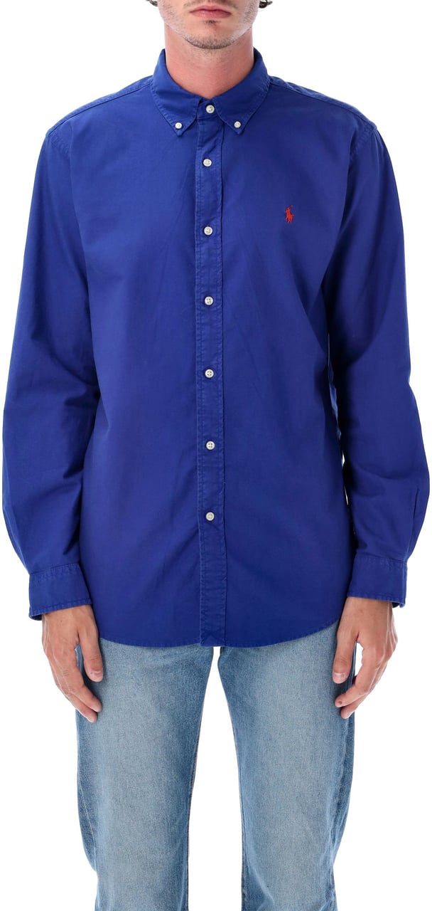Ralph Lauren Gd Shirt Blu Blauw