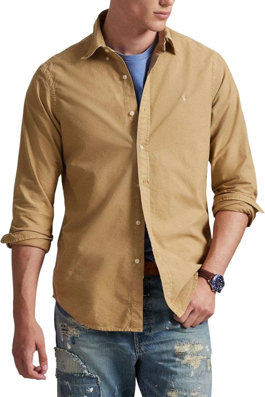 Ralph Lauren Shirts Cafe Tan Beige