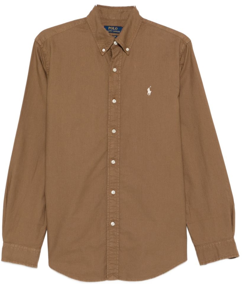Ralph Lauren Shirts Rl Brown Beige