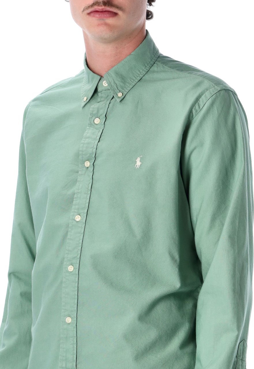 Ralph Lauren Gd Oxford Shirt Faded Mint Lime