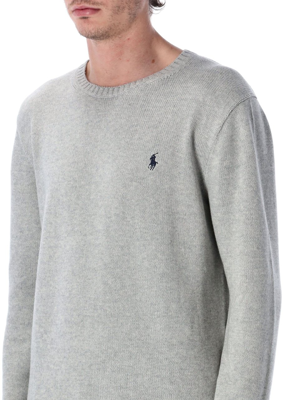 Ralph Lauren Crewneck Sweater Andover Grey Grijs
