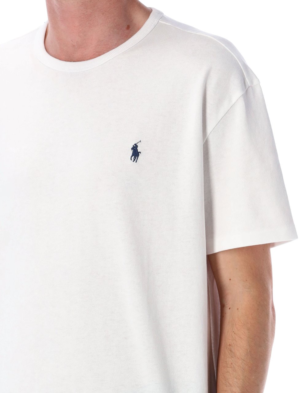 Ralph Lauren Heavy Weight Classic Fit Tee Bianco Wit