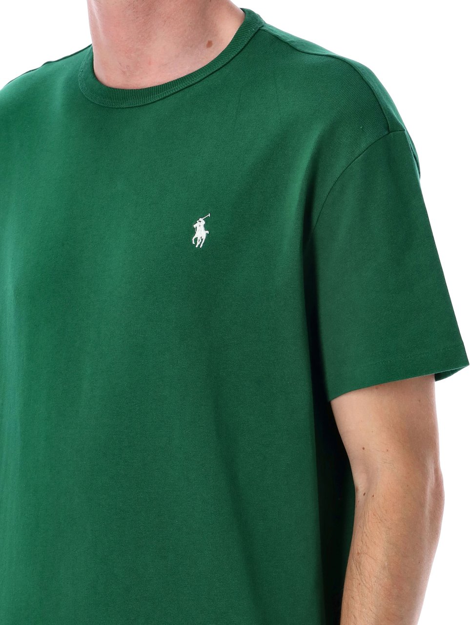 Ralph Lauren Heavy Weight Classic Fit Tee Tennis Green Groen