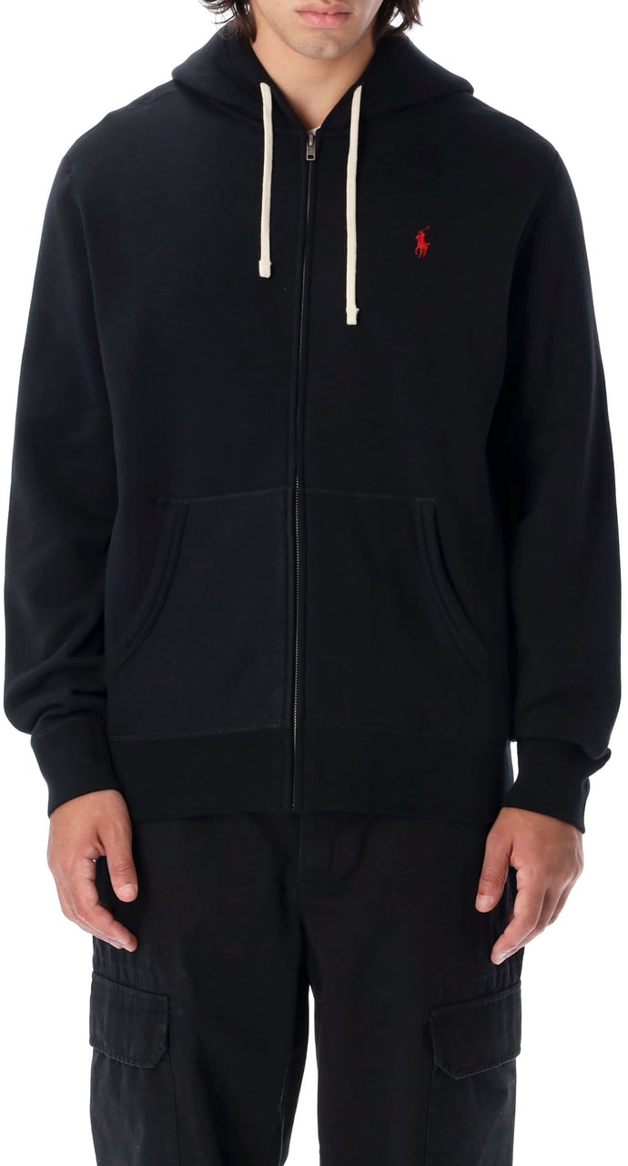 Ralph Lauren C/O Zip Hoodie Nero Zwart