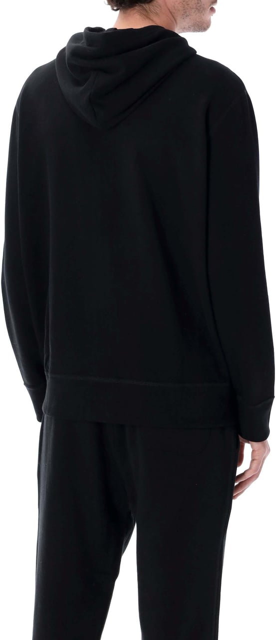 Ralph Lauren Rl Zip Hoodie Nero Zwart