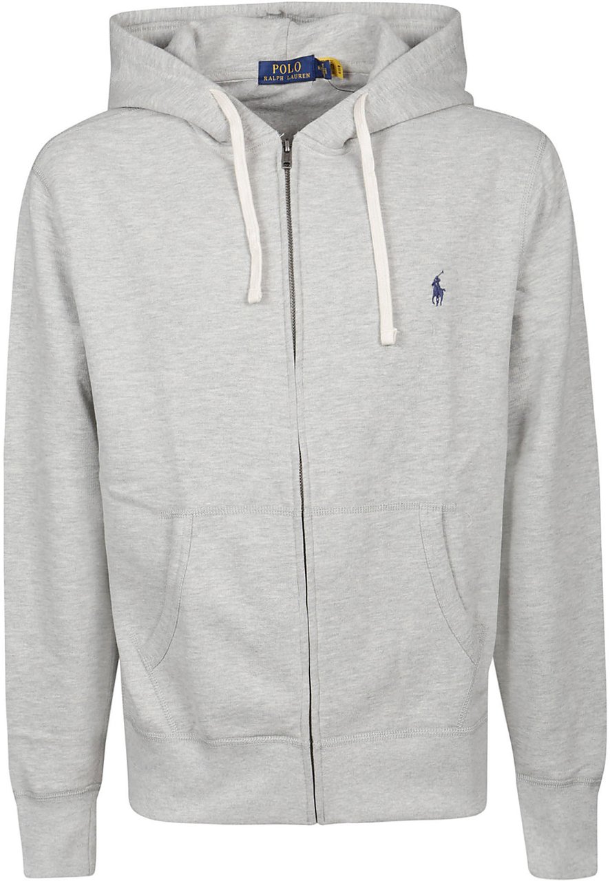 Ralph Lauren Full Zip Sweatshirt Grey Grijs