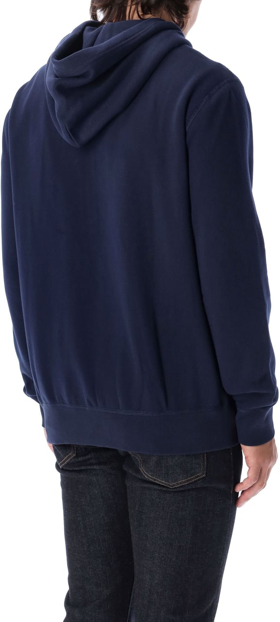 Ralph Lauren Rl Zip Hoodie Cruise Navy Blauw