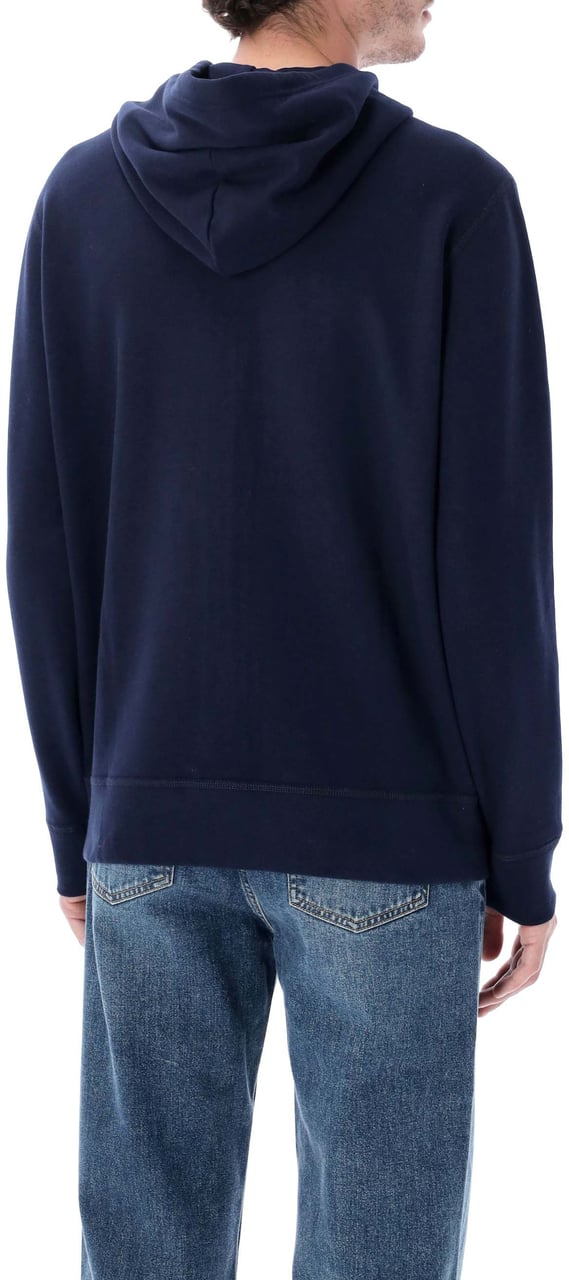 Ralph Lauren Rl Zip Hoodie Blu Navy