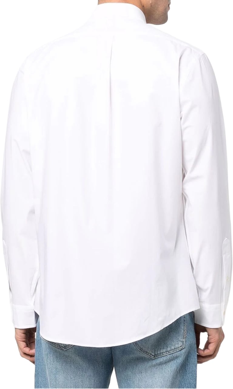 Ralph Lauren long sleeve sport shirt white Wit