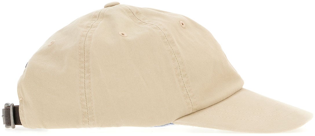 Ralph Lauren Ralph Lauren Dove grey stretch cotton baseball cap Grijs
