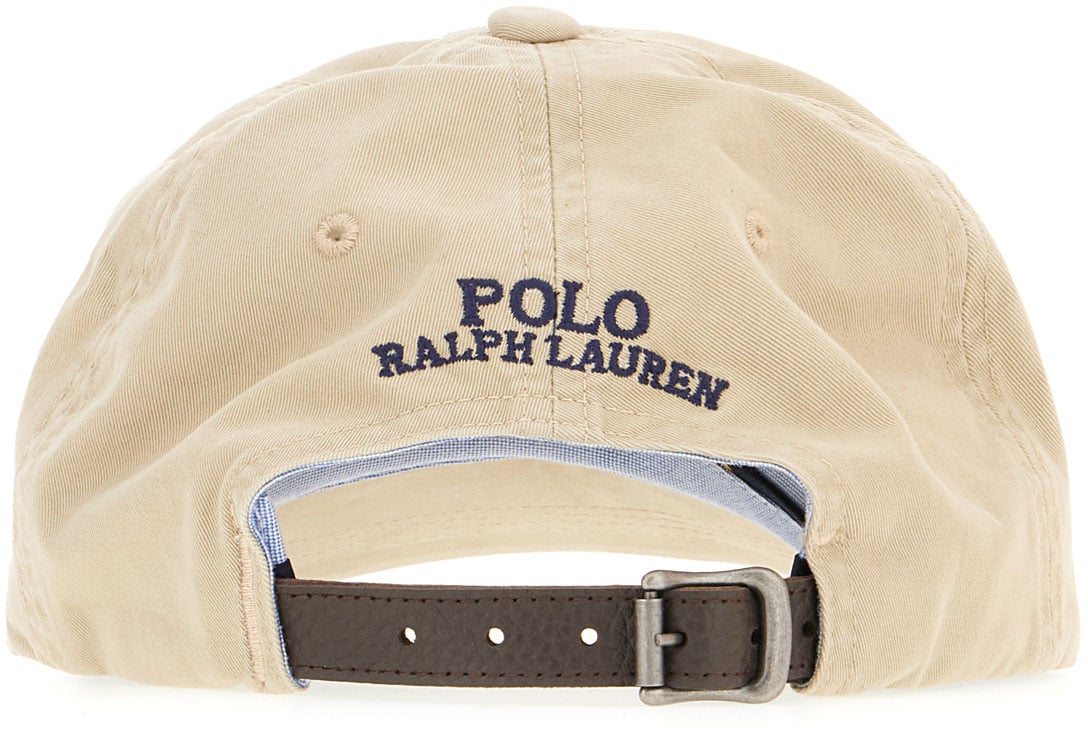 Ralph Lauren Ralph Lauren Dove grey stretch cotton baseball cap Grijs