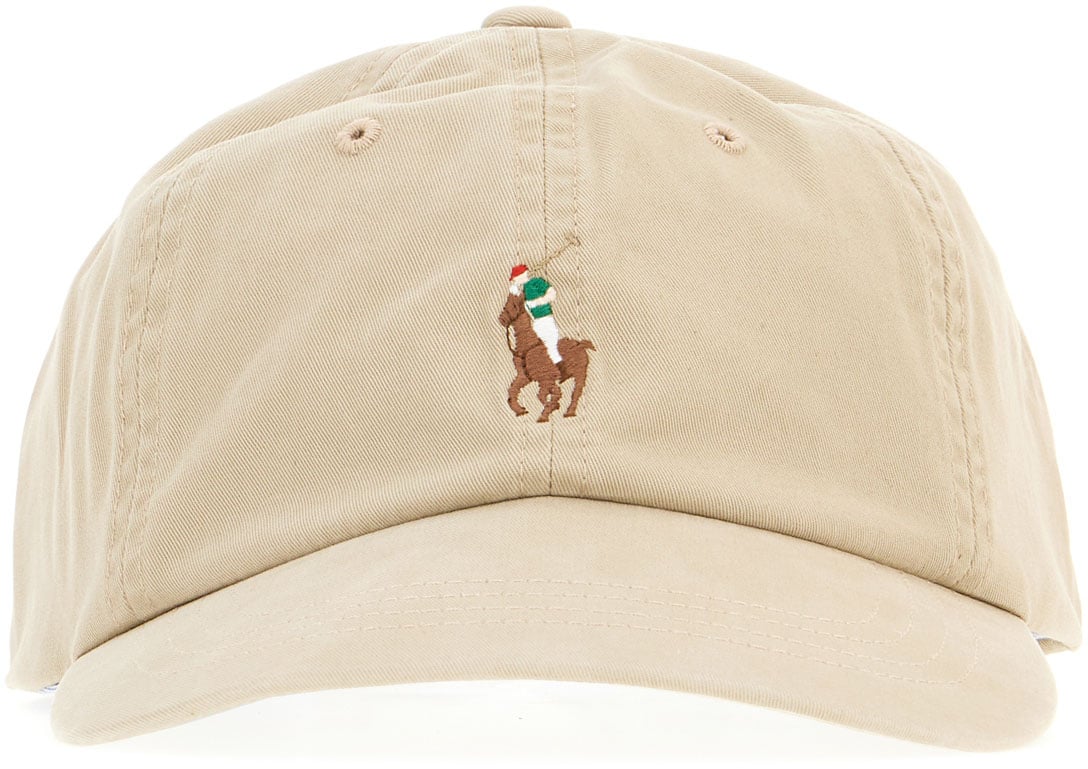 Ralph Lauren Ralph Lauren Dove grey stretch cotton baseball cap Grijs