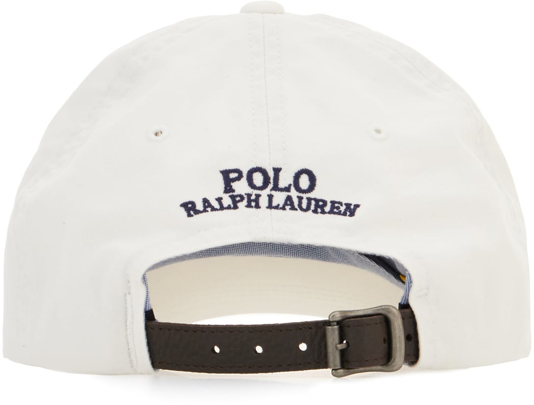 Ralph Lauren Ralph Lauren White stretch cotton baseball cap Wit