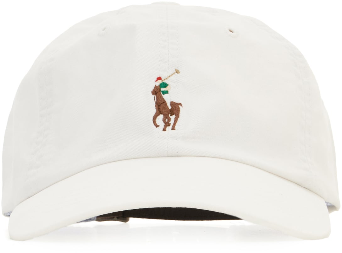 Ralph Lauren Ralph Lauren White stretch cotton baseball cap Wit