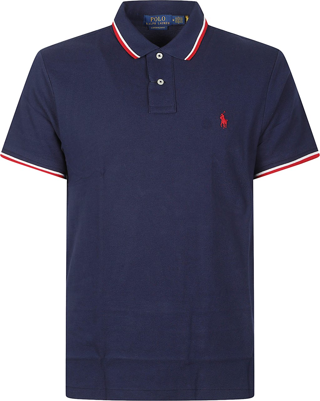 Ralph Lauren Slim Fit Polo Shirt Blue Blauw
