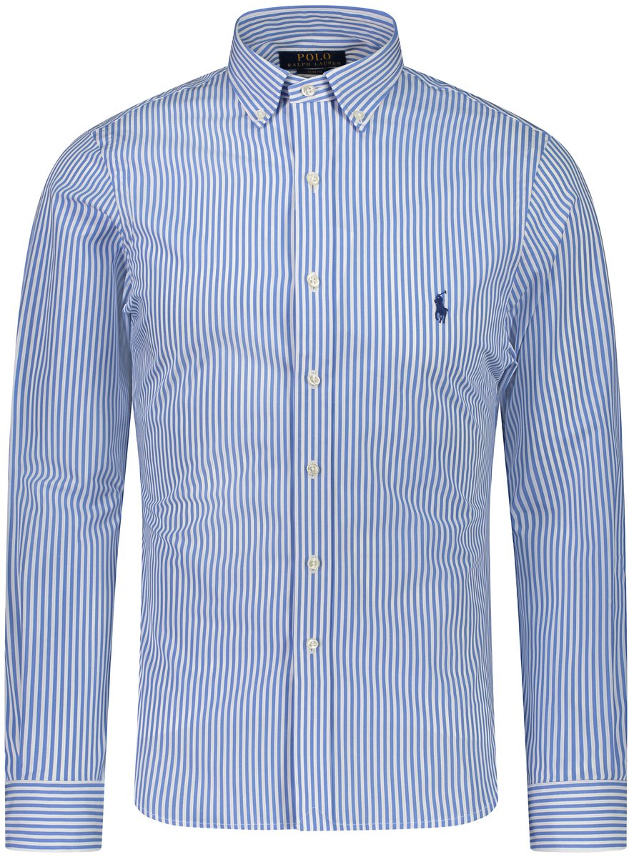 Ralph Lauren Polo   Overhemd Blauw Blauw