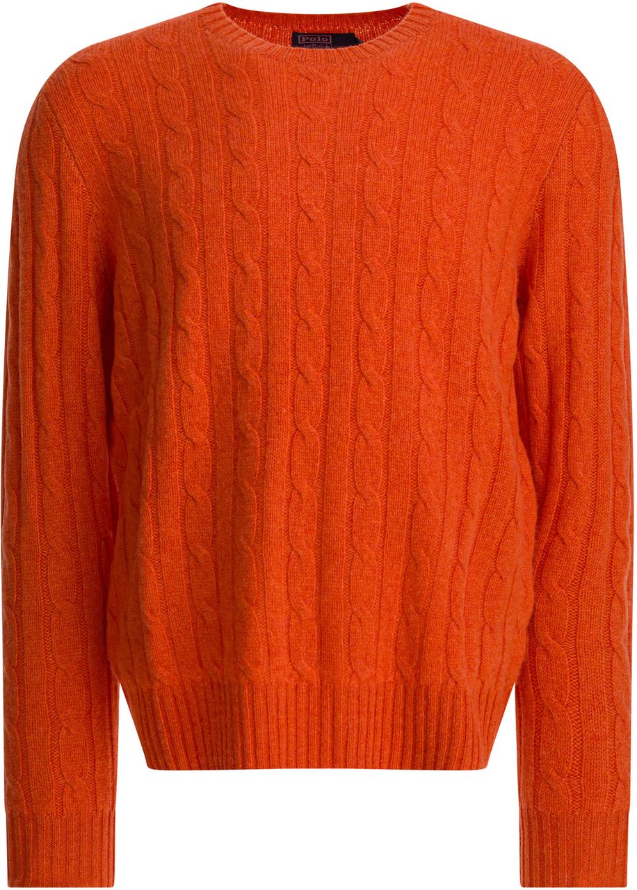 Ralph Lauren Cashmere sweater Oranje