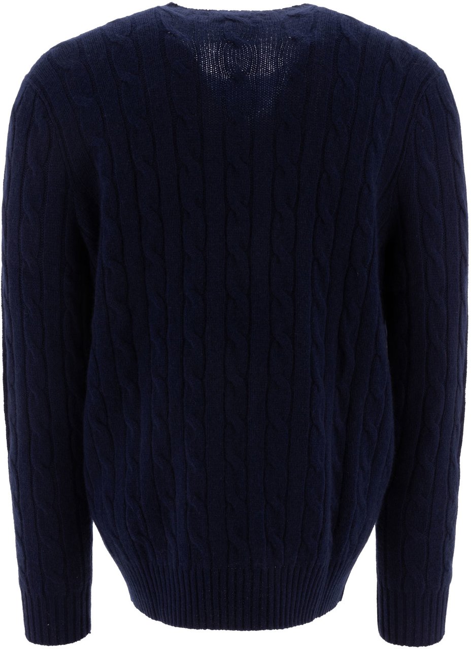 Ralph Lauren Cashmere sweater Blauw