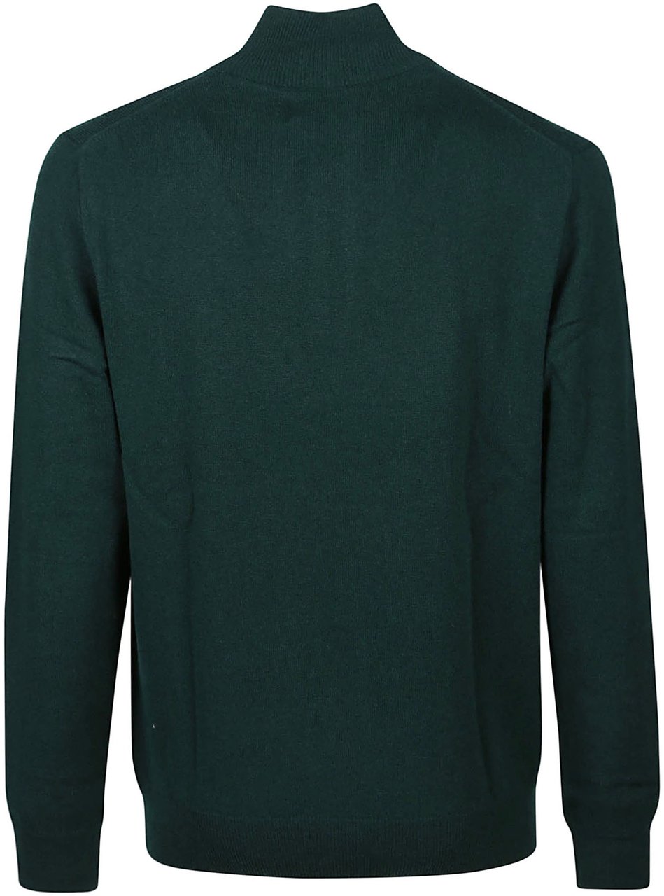 Ralph Lauren Half Zip Sweater Grey Grijs