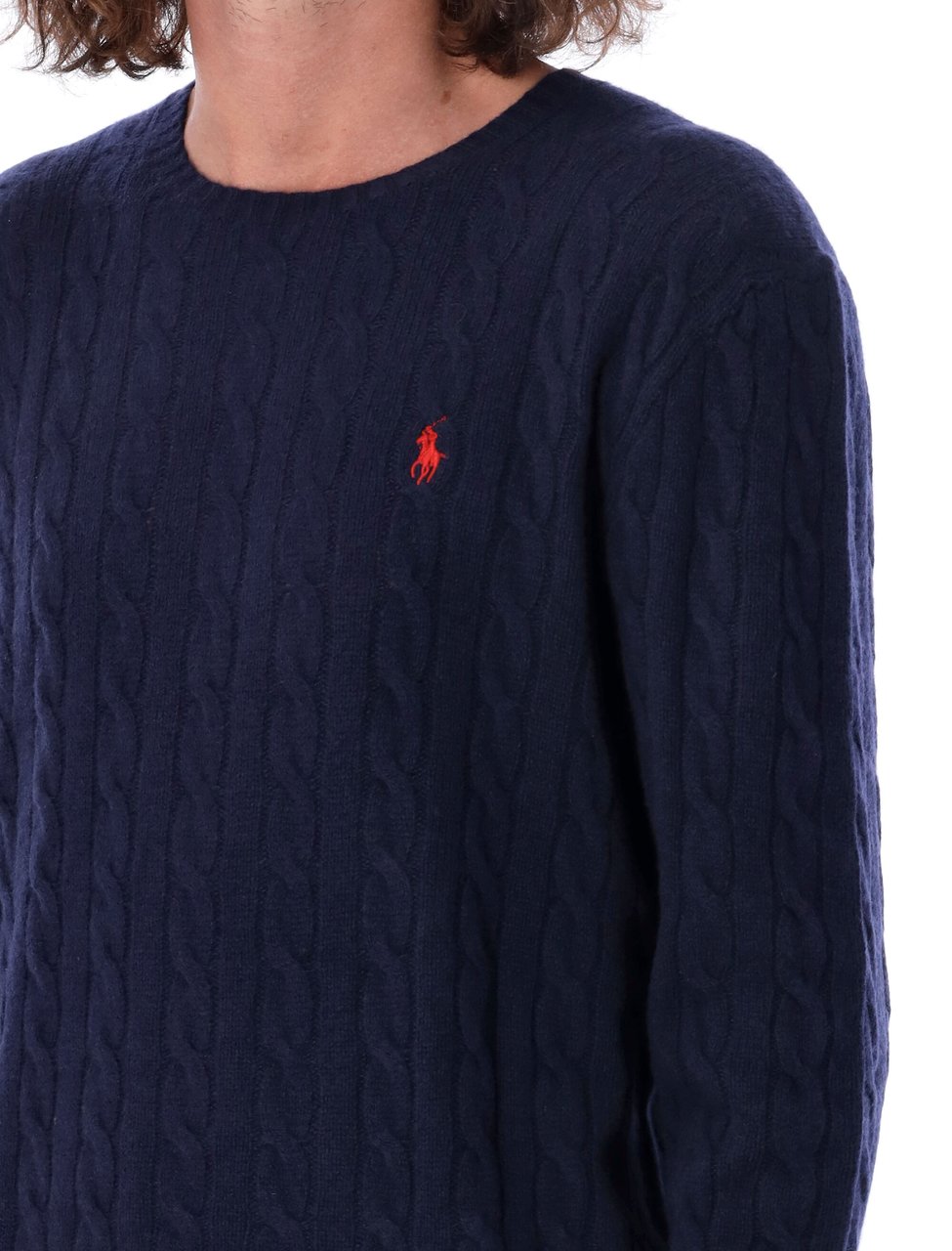 Ralph Lauren Cable Knit Sweater Hunter Navy Navy