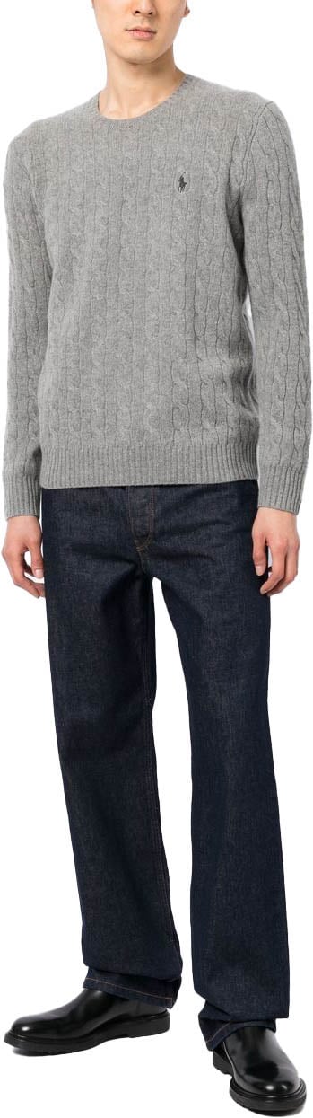 Ralph Lauren Sweaters Fawn Grey Lichtgrijs