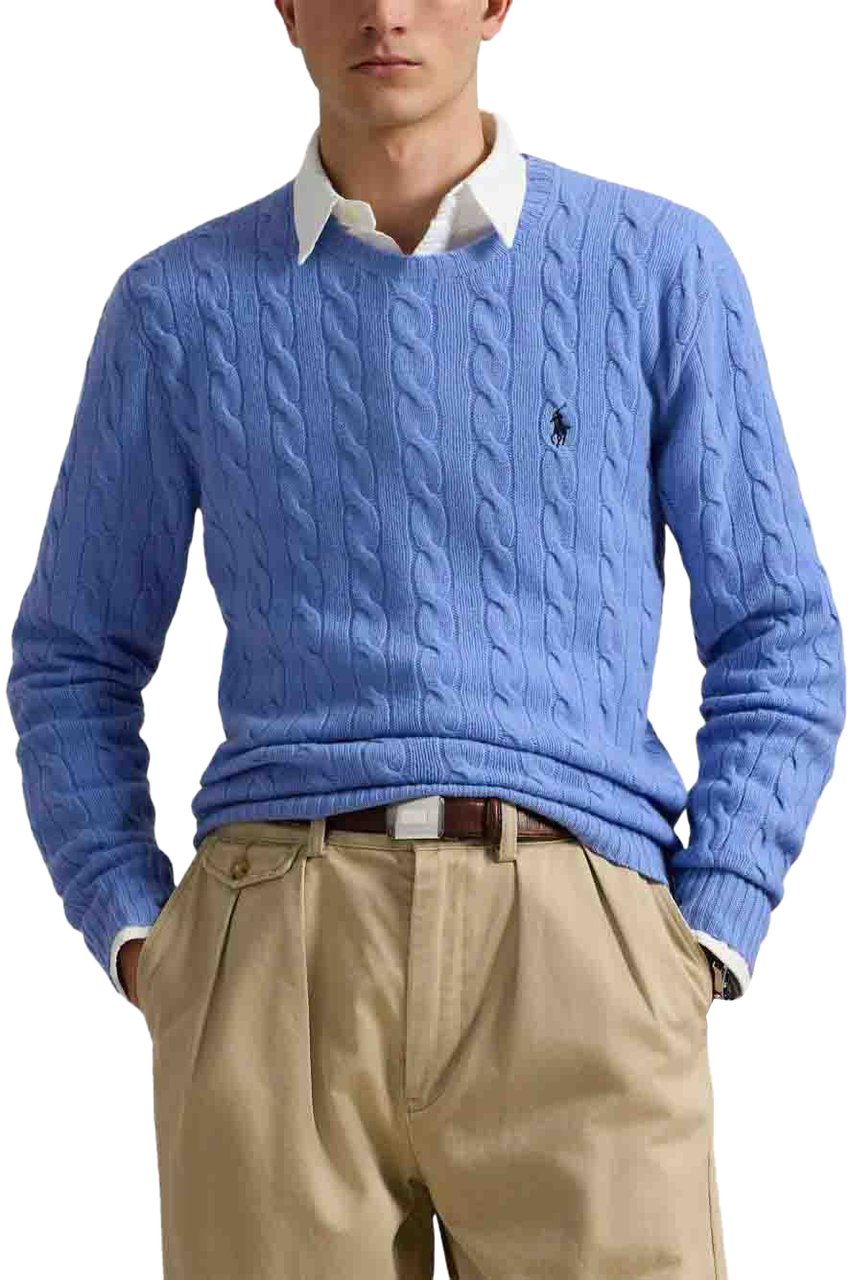 Ralph Lauren Sweaters Clear Blue Blauw
