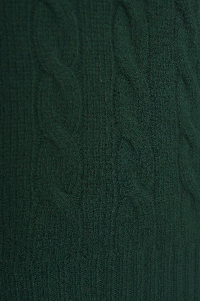 Ralph Lauren Sweater with logo embroidery Groen