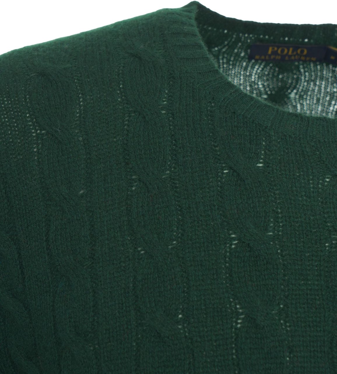 Ralph Lauren Sweater with logo embroidery Groen
