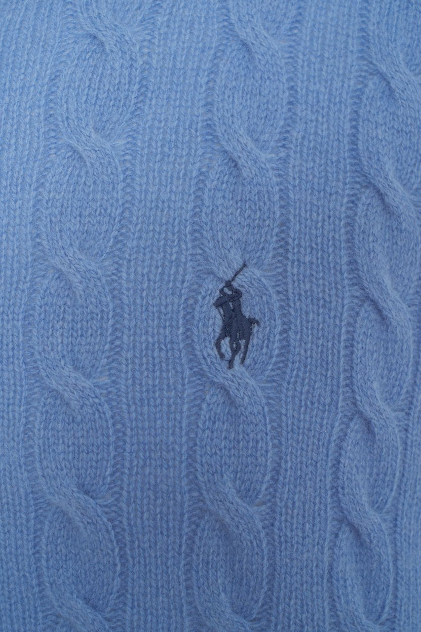 Ralph Lauren Sweater with logo embroidery Blauw