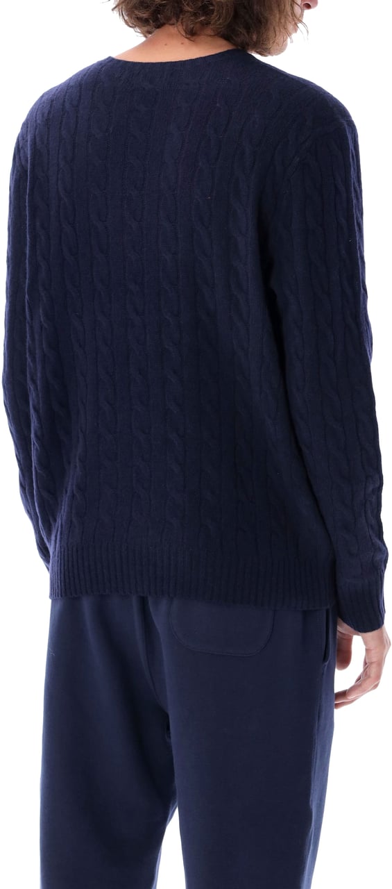 Ralph Lauren Cable knit sweater Blauw
