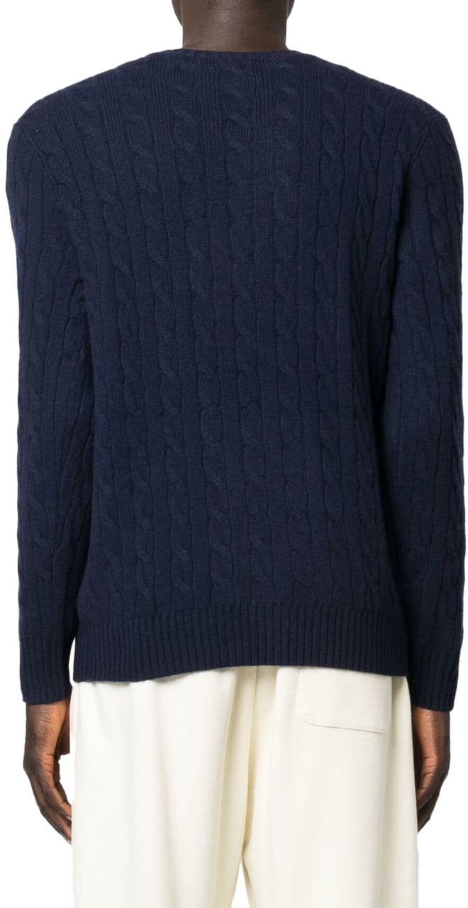 Ralph Lauren Cable knit sweater Blauw