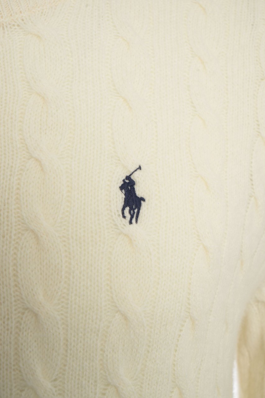 Ralph Lauren Wool sweater with logo Wit