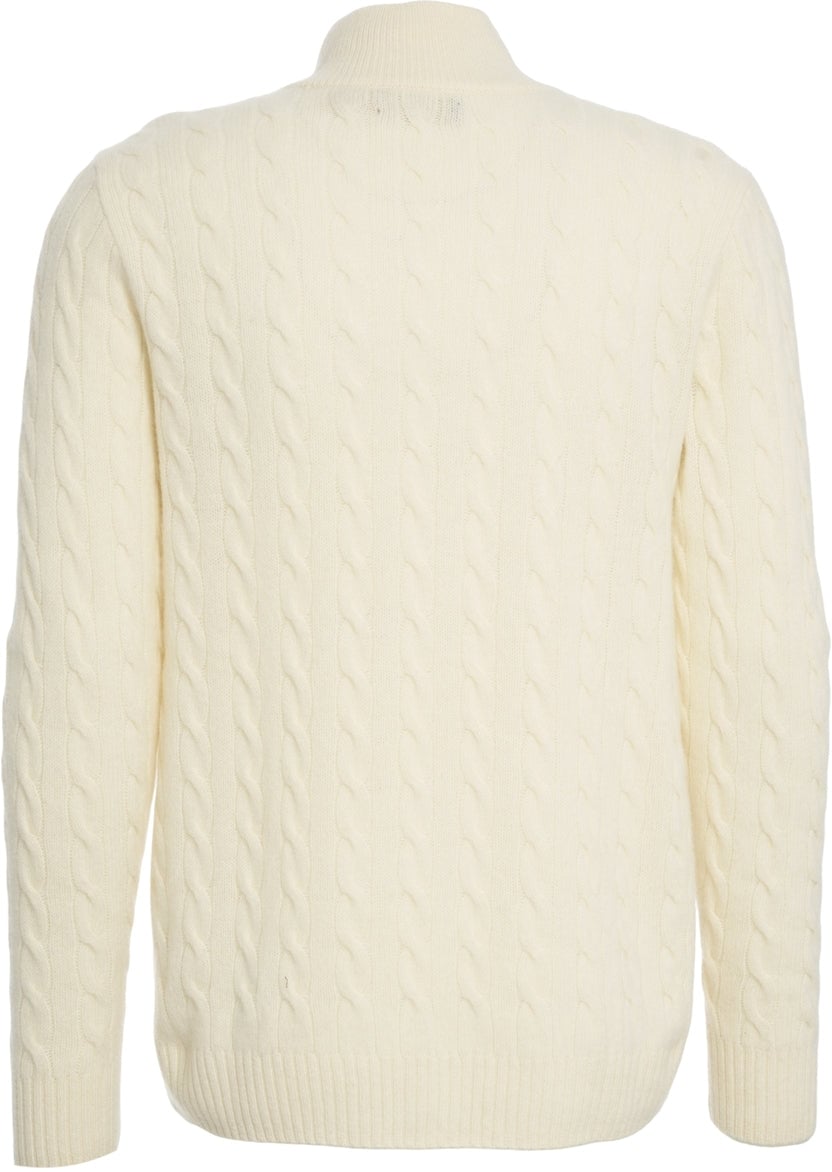 Ralph Lauren Wool sweater with logo Wit