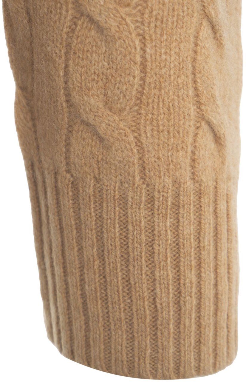 Ralph Lauren Wool sweater with logo Beige