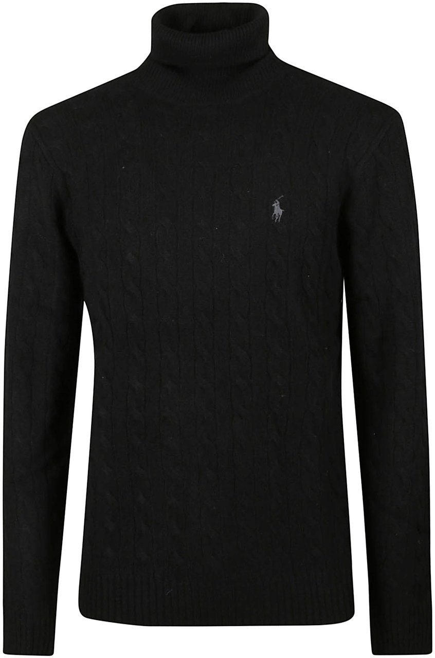 Ralph Lauren Turtle Neck Sweater Black Zwart