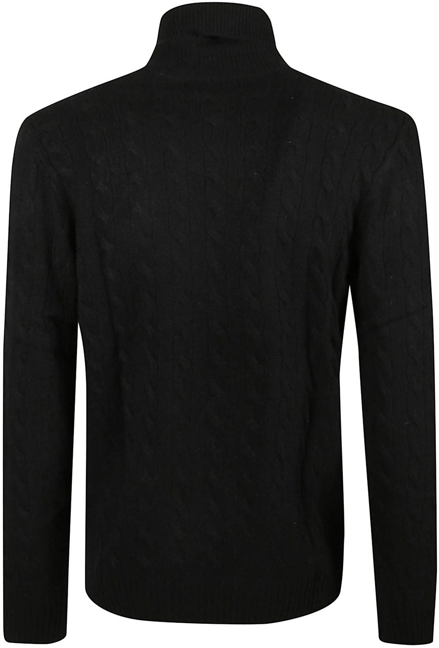 Ralph Lauren Turtle Neck Sweater Black Zwart