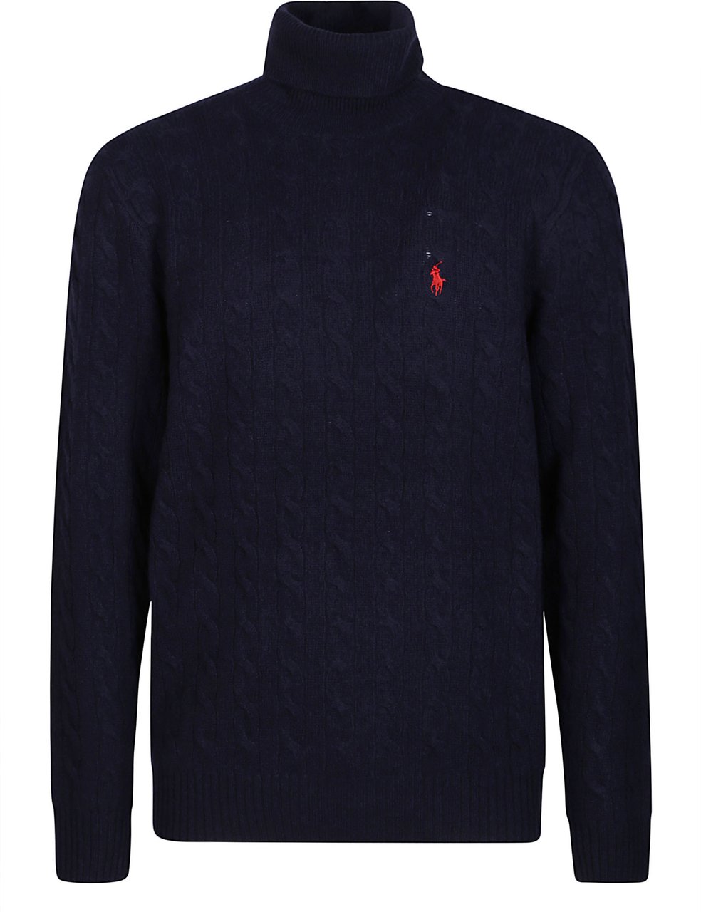 Ralph Lauren Turtle Neck Sweater Blue Blauw