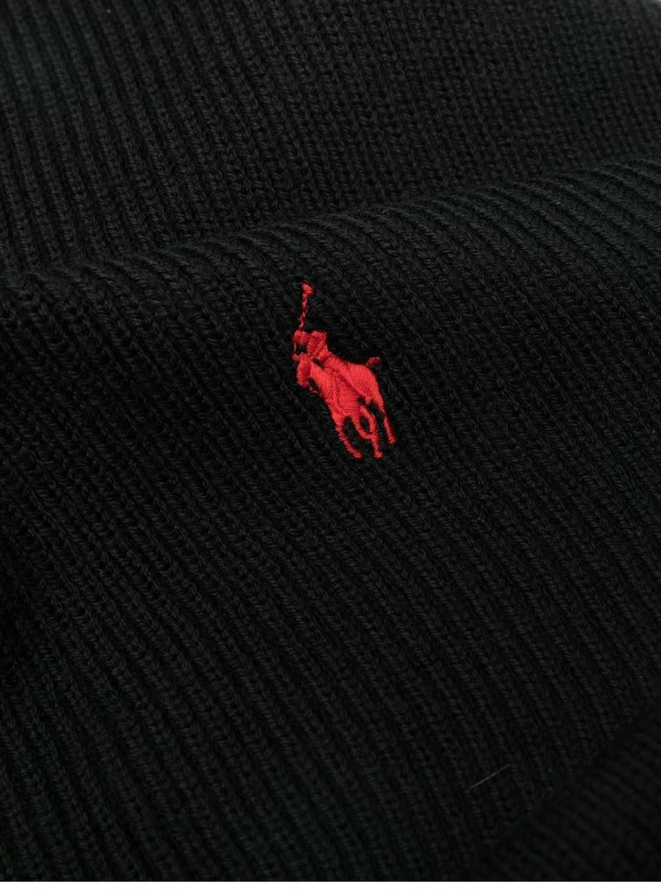 Ralph Lauren scarf black Zwart