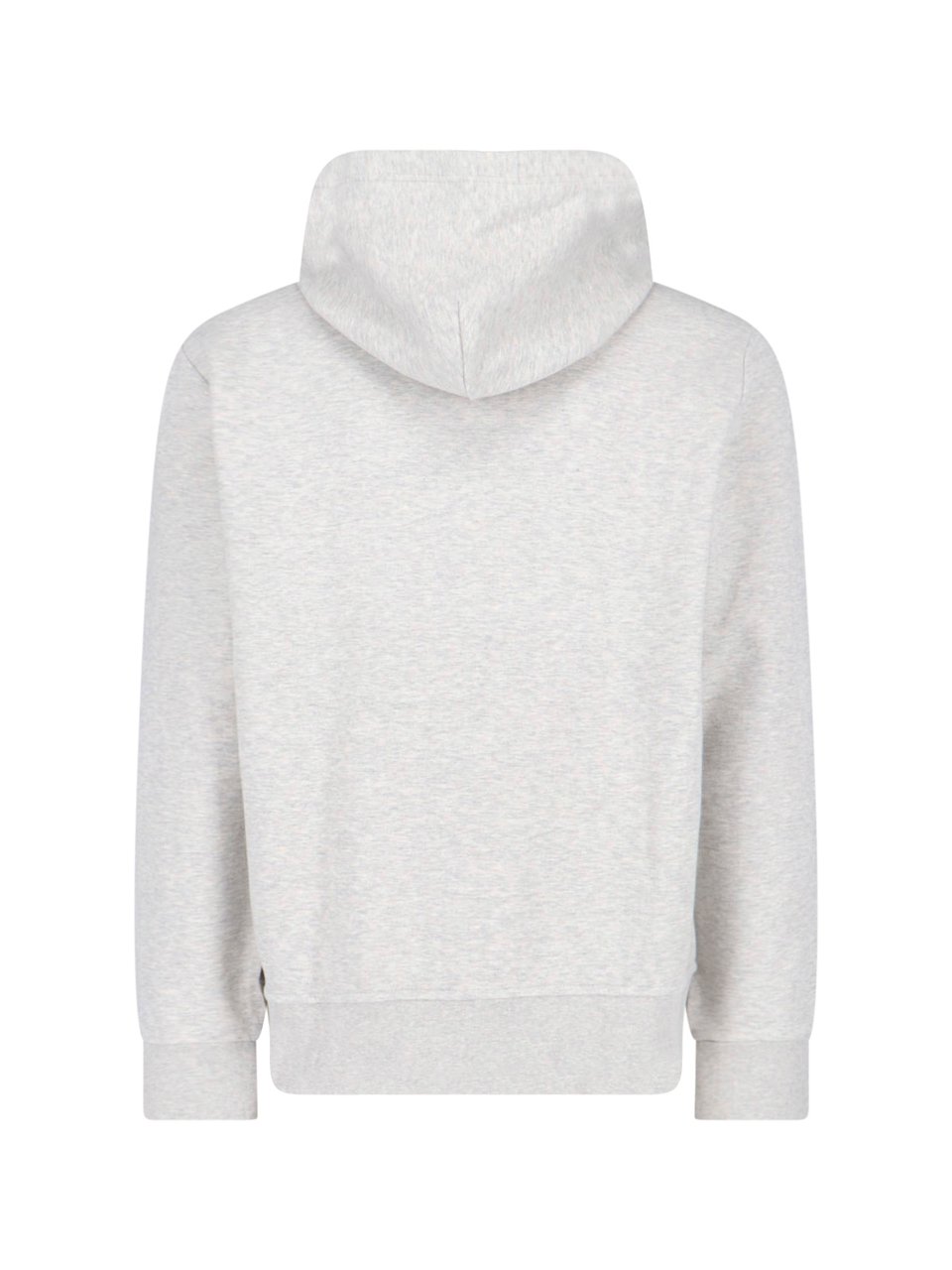 Ralph Lauren Textured Knit Grey Sweater With Round Neckline Grijs