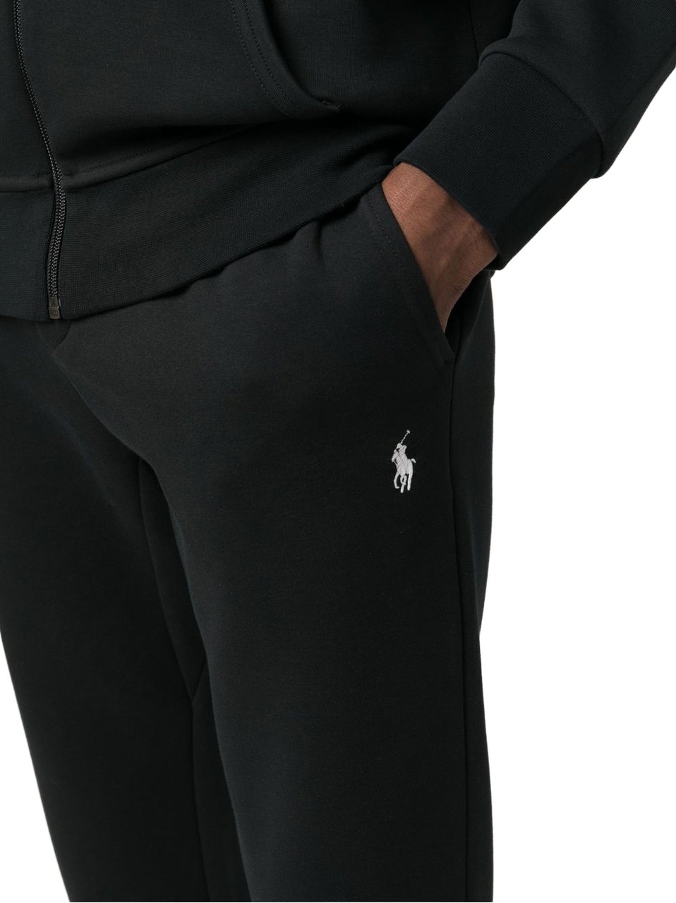 Ralph Lauren athletic pant black Zwart