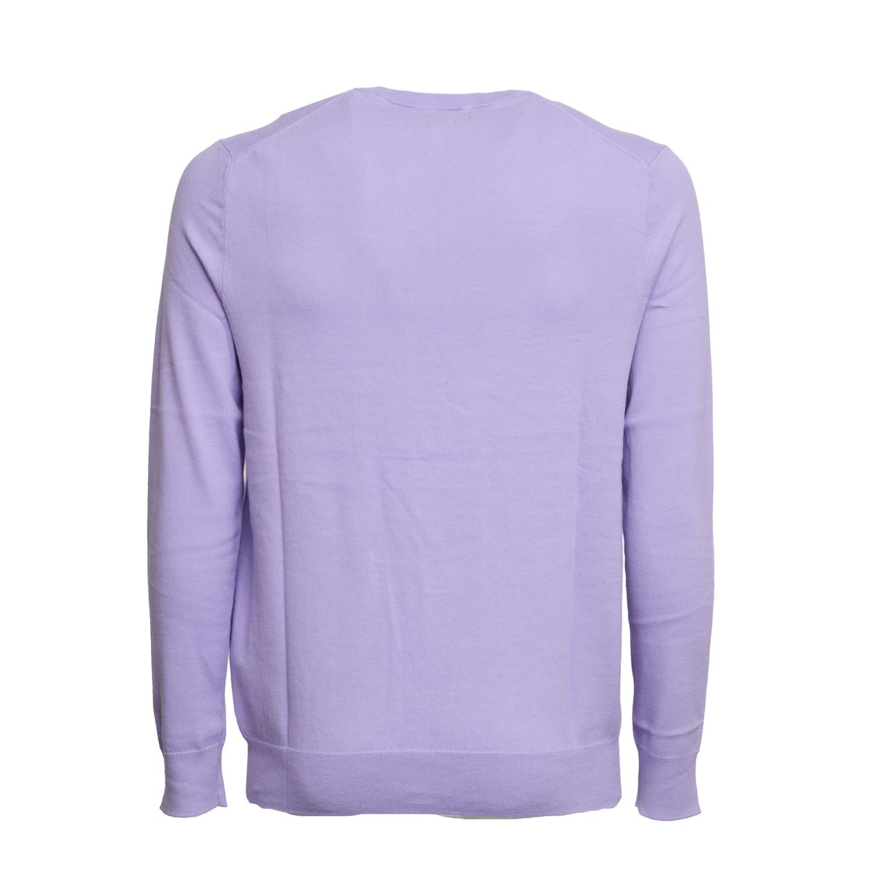 Ralph Lauren Slim Fit Cotton Crewneck Regular Sweater Paars