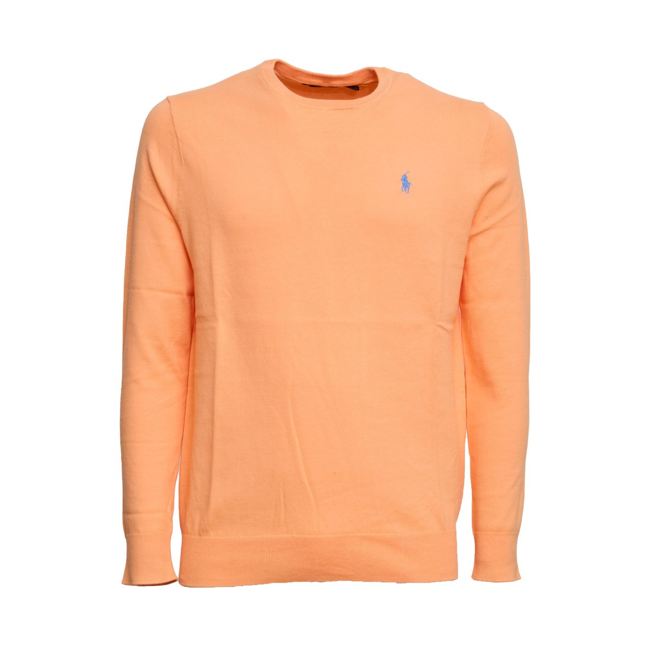 Ralph Lauren Slim Fit Cotton Crewneck Regular Sweater Oranje