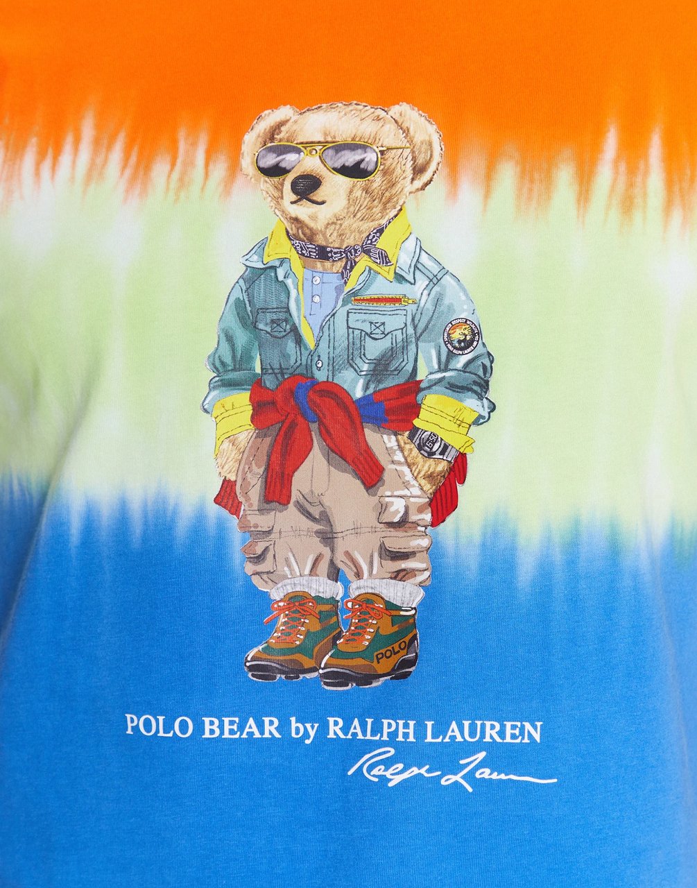 Ralph Lauren Polo Bear Tye Dye T-shirt Divers