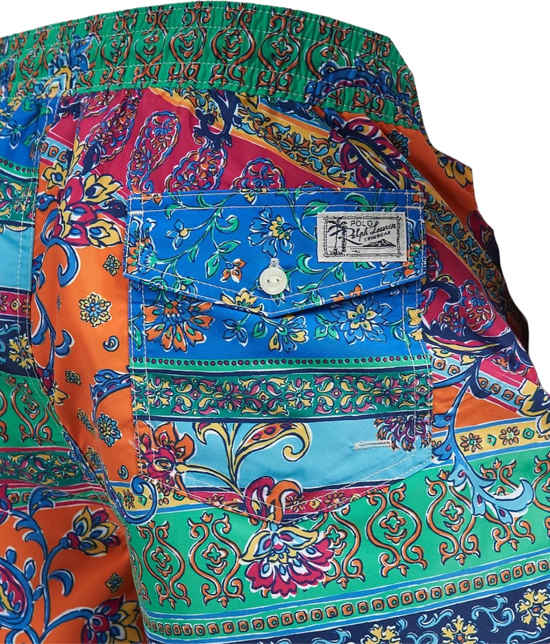 Ralph Lauren Palm Island Paisley Print Swim Shorts Divers