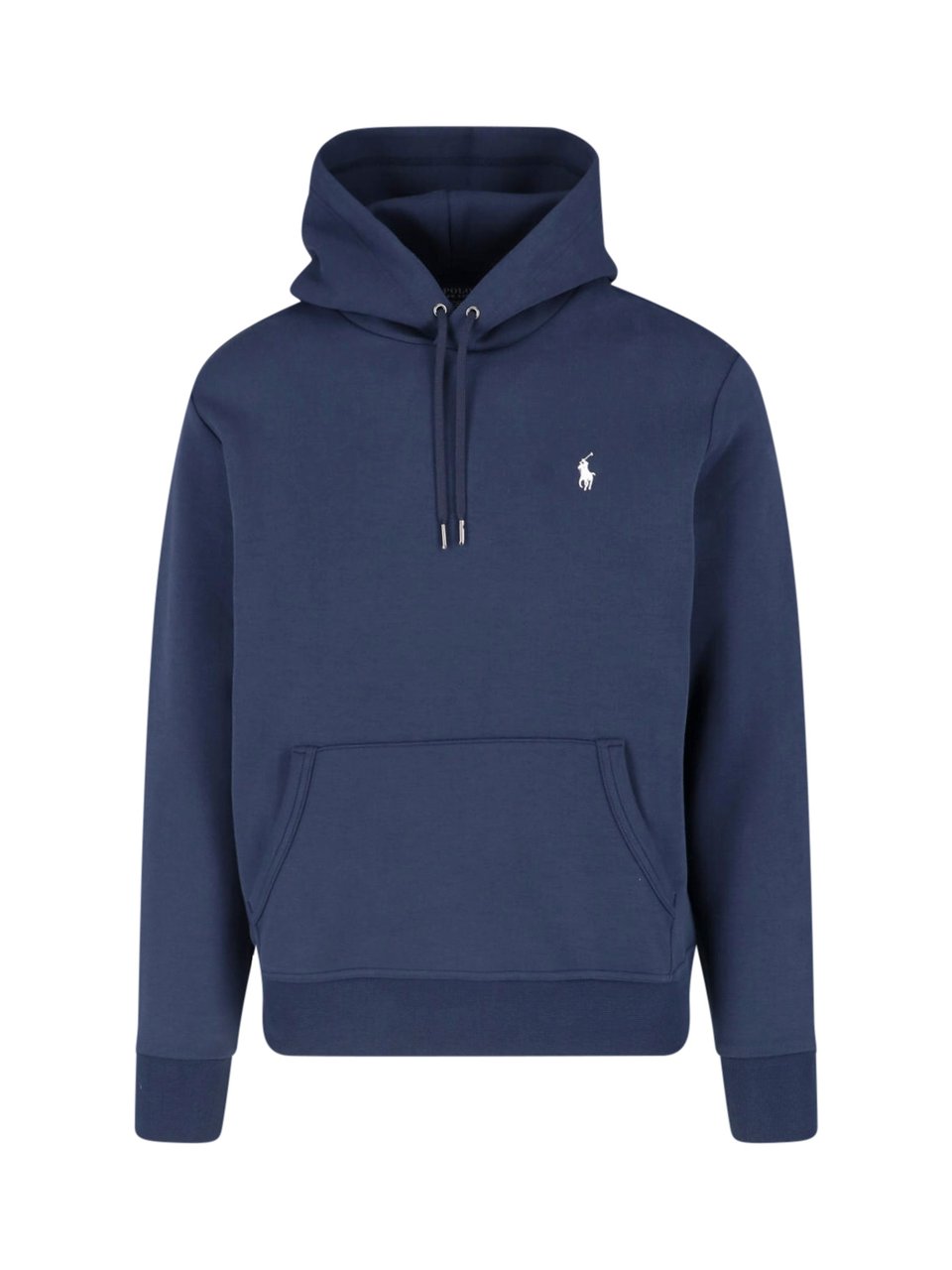 Ralph Lauren Blue Recycled Cotton Blend Hooded Sweatshirt Blauw