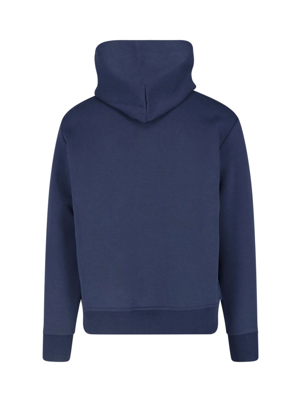 Ralph Lauren Blue Recycled Cotton Blend Hooded Sweatshirt Blauw