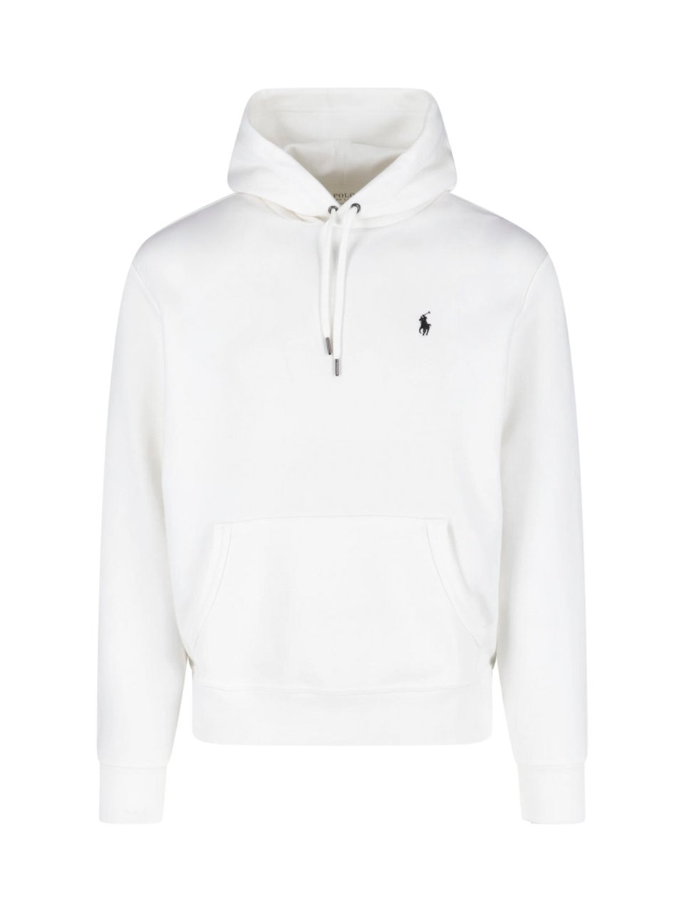 Ralph Lauren White Recycled Cotton Blend Hooded Sweatshirt Wit