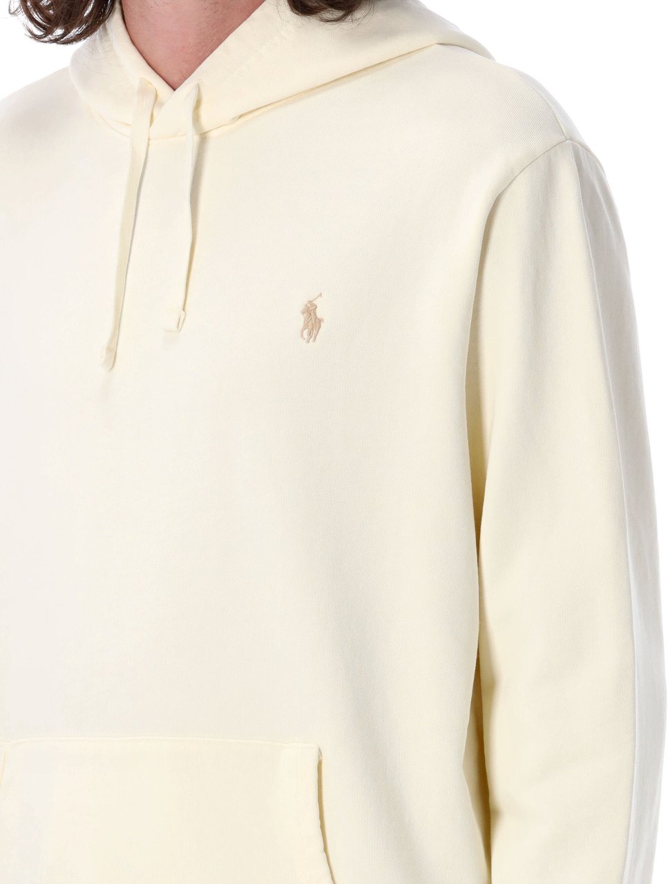 Ralph Lauren Loopback Terry Hoodie Bianco Wit
