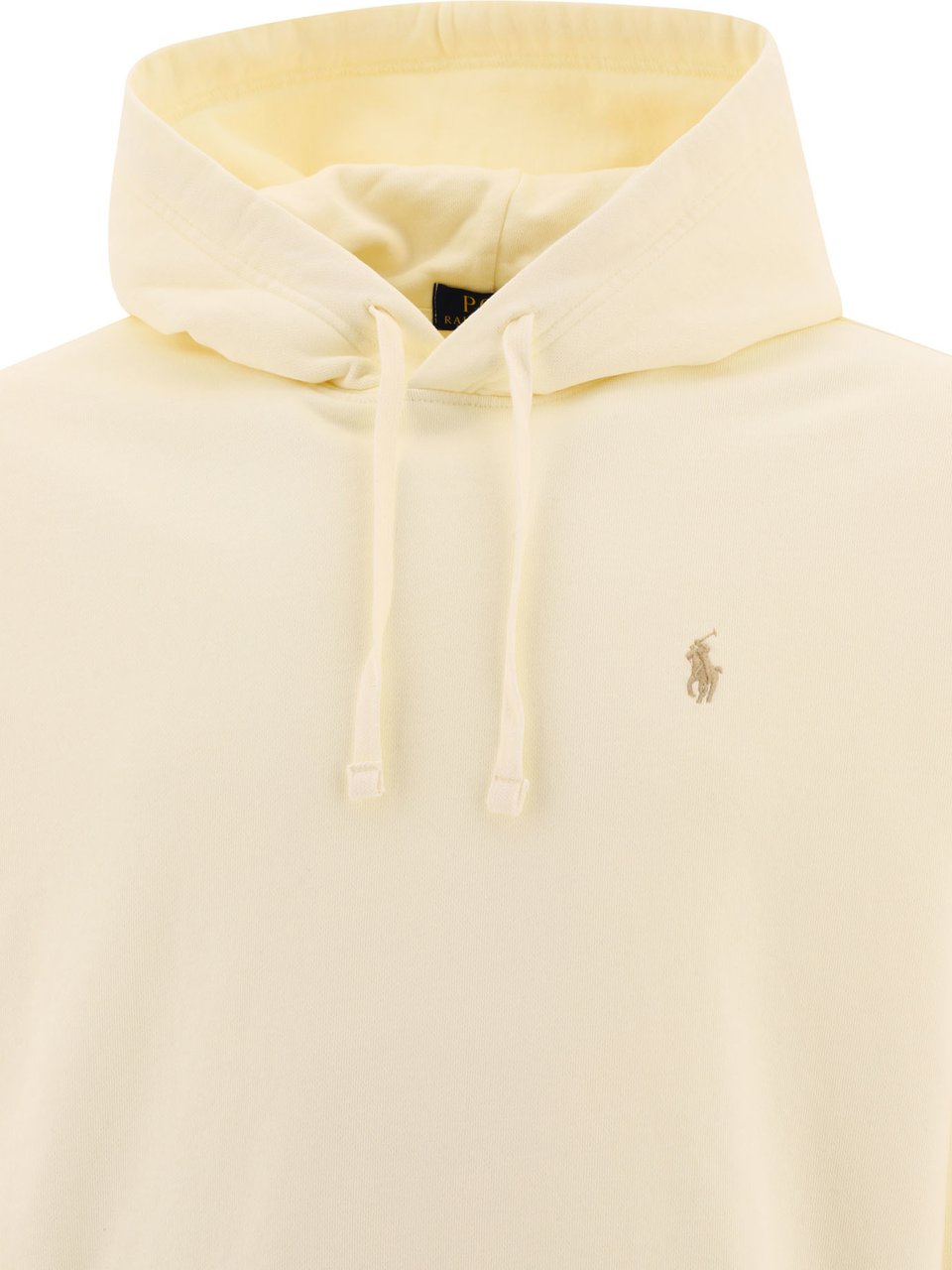 Ralph Lauren Cotton loopback hoodie Beige